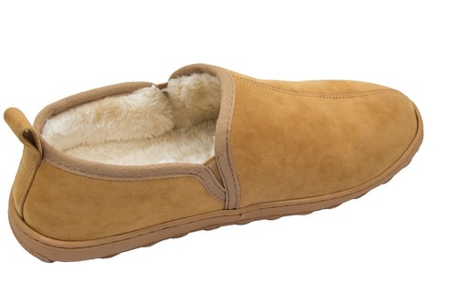 Luxury suede orthotic slipper