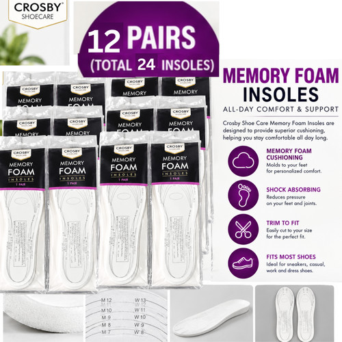Memory foam insoles - foam, for